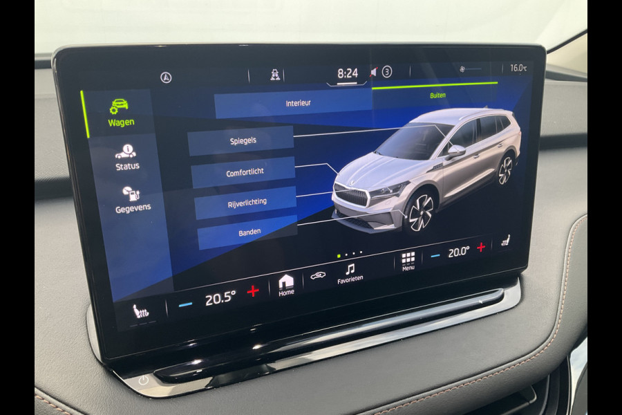 Škoda ENYAQ iV 80 First Edition Stoelverw v+A Trekhaak Warmtepomp Vol opties