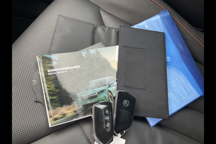 Škoda ENYAQ iV 80 First Edition Stoelverw v+A Trekhaak Warmtepomp Vol opties