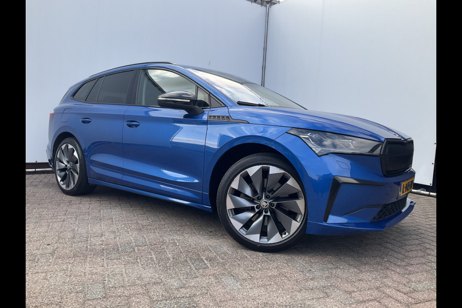 Škoda ENYAQ iV 80 First Edition Stoelverw v+A Trekhaak Warmtepomp Vol opties