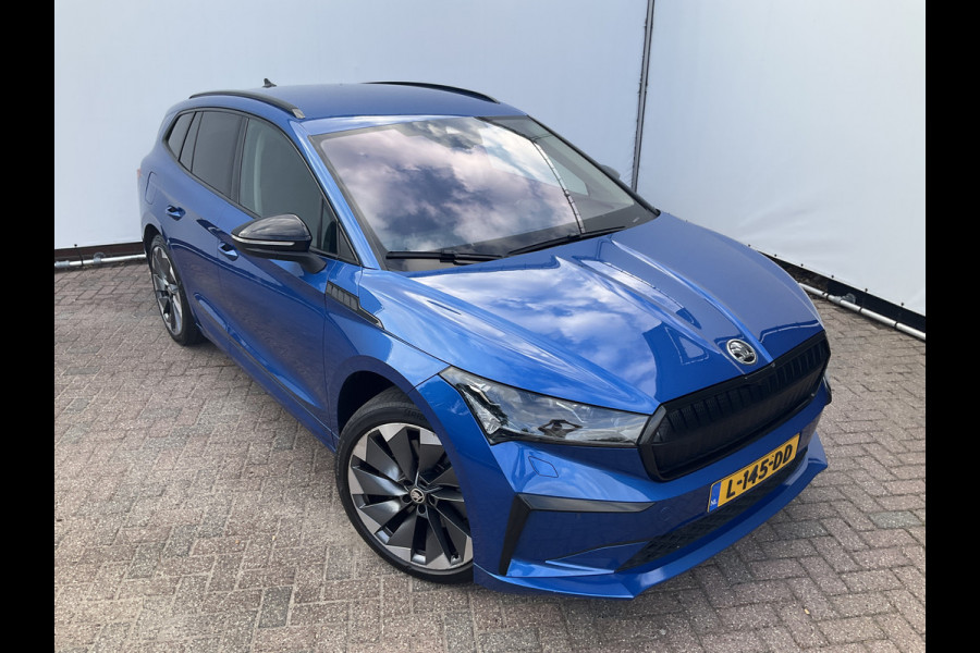 Škoda ENYAQ iV 80 First Edition Stoelverw v+A Trekhaak Warmtepomp Vol opties