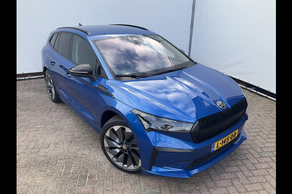 Škoda ENYAQ iV 80 First Edition Stoelverw v+A Trekhaak Warmtepomp Vol opties