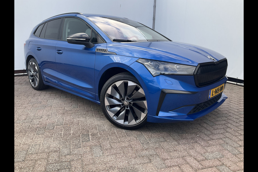 Škoda ENYAQ iV 80 First Edition Stoelverw v+A Trekhaak Warmtepomp Vol opties
