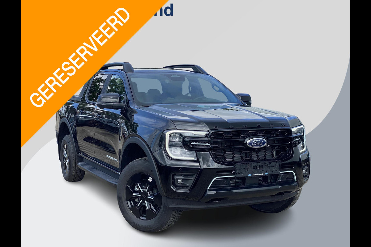 Ford Ranger 2.3 PHEV Stormtrak Double Cab 281pk | Zuid | 5 persoons! | Technology Pack Plus Trailer | Cargo Area Pack | Power Rollertop | Prijs excl. BTW incl. BPM | laadkabel mode 3 16A