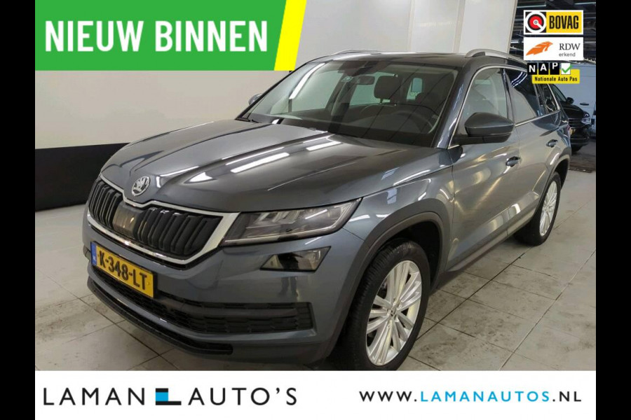 Škoda Kodiaq 1.5 TSI 150pk DSG Business Edition Aut. | Pano Open Dak Leder/Alcantara CarPlay Canton 19" Sirius LMV ECC Navi LED ACC Camera Si