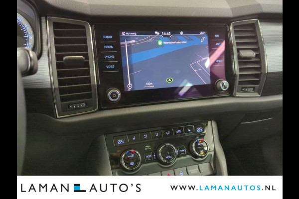Škoda Kodiaq 1.5 TSI 150pk DSG Business Edition Aut. | Pano Open Dak Leder/Alcantara CarPlay Canton 19" Sirius LMV ECC Navi LED ACC Camera Si