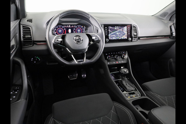 Škoda Karoq 1.5 TSI ACT Sportline Business 150 pk Automaat (DSG) | Navigatie | Elektr. trekhaak | Parkeersensoren | Achteruitrijcamera | Adaptieve cruise control | Stoelverwarming |