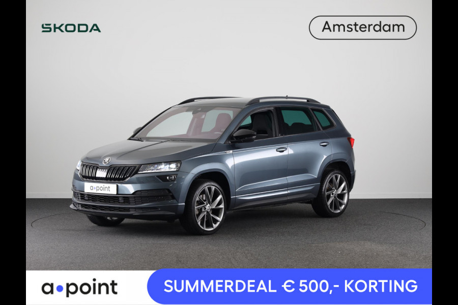 Škoda Karoq 1.5 TSI ACT Sportline Business 150 pk Automaat (DSG) | Navigatie | Elektr. trekhaak | Parkeersensoren | Achteruitrijcamera | Adaptieve cruise control | Stoelverwarming |