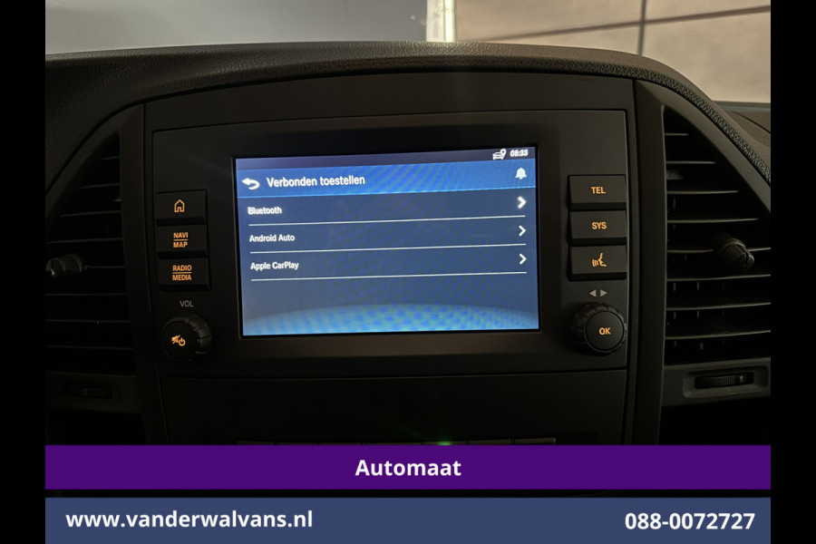 Mercedes-Benz Vito 114 CDI 136pk 9G-Tronic Automaat L3H1 Fabrieksgarantie Euro6 Airco | Camera | Apple Carplay | Android Auto Cruisecontrol, 2500kg Trekhaak, Parkeersensoren