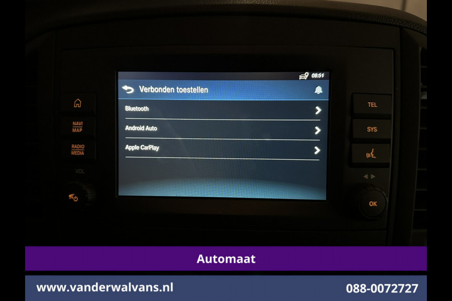 Mercedes-Benz Vito 114 CDI 9G-Tronic Automaat L3H1 Euro6 Fabrieksgarantie Airco | Camera | Apple Carplay | Android Auto Cruisecontrol, 2500kg Trekhaak, Parkeersensoren, Bijrijdersbank