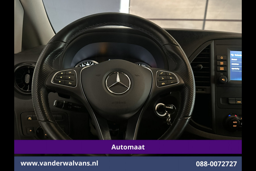 Mercedes-Benz Vito 114 CDI 9G-Tronic Automaat L3H1 Euro6 Fabrieksgarantie Airco | Camera | Apple Carplay | Android Auto Cruisecontrol, 2500kg Trekhaak, Parkeersensoren, Bijrijdersbank
