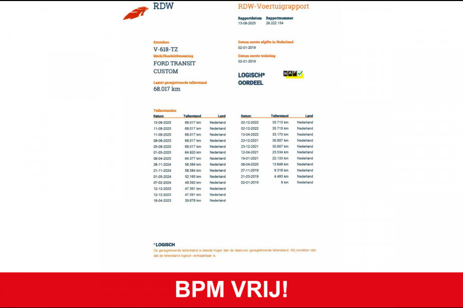 Ford Transit Custom 280 2.0 TDCI L1H1 Trend Trekhaak Imperiaal Airco