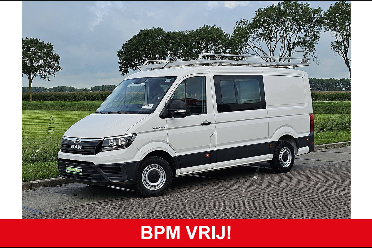 MAN TGE 3.180 2.0 TDI L3H2 DC 6zits 177pk Imperiaal Camera Trekhaak Euro6