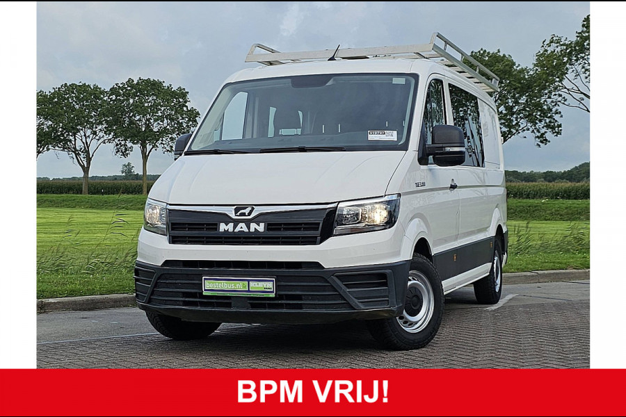 MAN TGE 3.180 2.0 TDI L3H2 DC 6zits 177pk Imperiaal Camera Trekhaak Euro6
