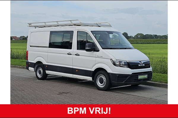 MAN TGE 3.180 2.0 TDI L3H2 DC 6zits 177pk Imperiaal Camera Trekhaak Euro6
