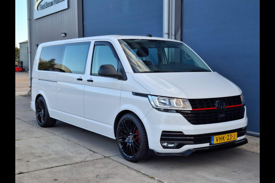 Volkswagen Transporter 2.0 TDI L2H1 30 DC VERLAAGD / SPOILERS IN KLEUR / AIRCO / CRUISE /  DUBBEL CABINE