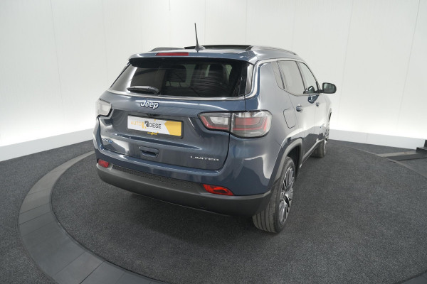 Jeep Compass 4xe 190 Plug-in Hybrid Electric Limited | Elektrisch Panoramadak | Camera | Adaptieve Cruise Control | Apple Carplay | Pack Winter