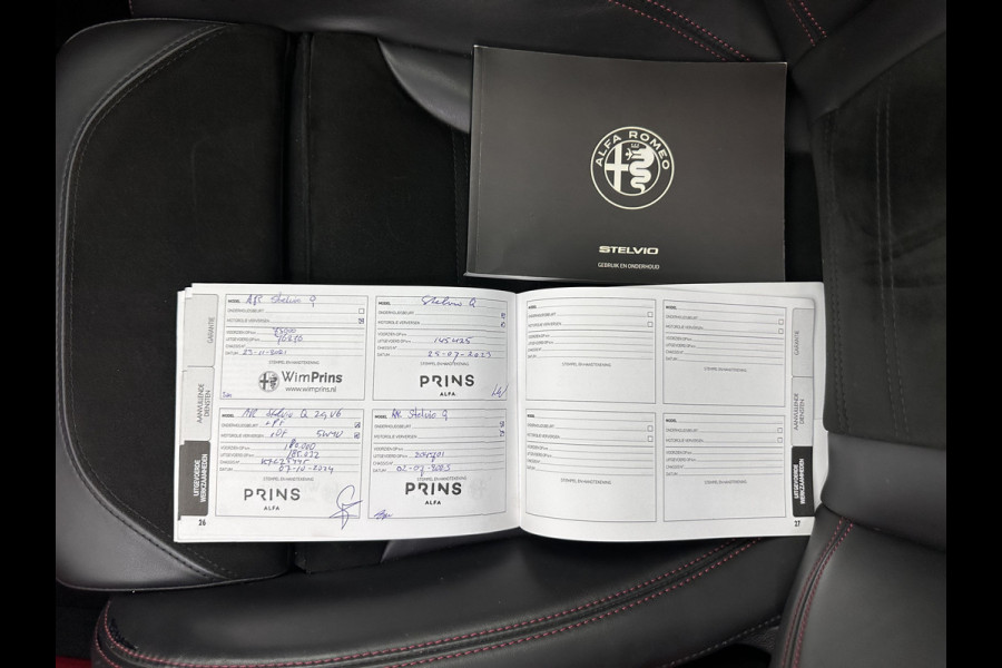 Alfa Romeo Stelvio 2.9 V6 AWD Quadrifoglio (INCL-BTW) Aut. *PANO | LEATHER-ALCANTARA | XENON | ADAPTIVE-CRUISE | BLIND-SPOT | HARMAN/KARDON | MEMORY-PACK | HEATED-SPORTSEATS | DAB+ | KEYLESS | CARPLAY | NAVI-FULLMAP | CARBON-INLAY |