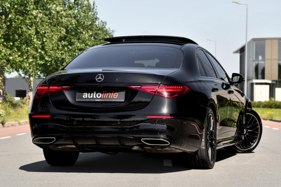 Mercedes-Benz S-Klasse 450 e AMG Line. Nappaleder, 4W sturing, Massage, Koeling, Pano, Softclose, HUD, 360, Burm, Distro+