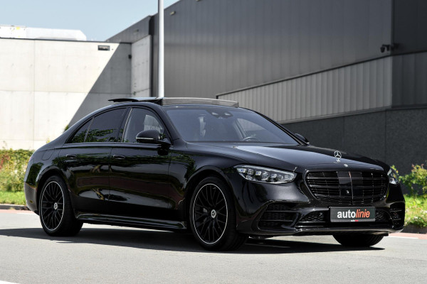 Mercedes-Benz S-Klasse 450 e AMG Line. Nappaleder, 4W sturing, Massage, Koeling, Pano, Softclose, HUD, 360, Burm, Distro+