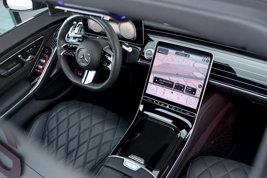 Mercedes-Benz S-Klasse 450 e AMG Line. Nappaleder, 4W sturing, Massage, Koeling, Pano, Softclose, HUD, 360, Burm, Distro+