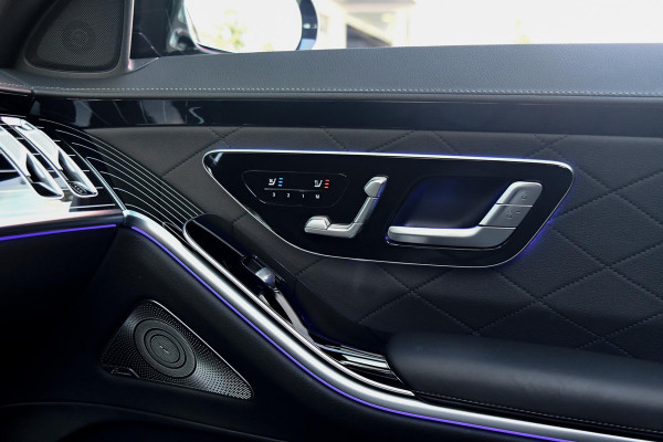 Mercedes-Benz S-Klasse 450 e AMG Line. Nappaleder, 4W sturing, Massage, Koeling, Pano, Softclose, HUD, 360, Burm, Distro+