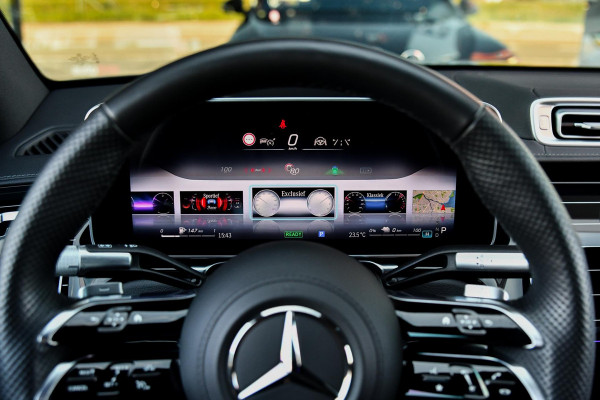 Mercedes-Benz S-Klasse 450 e AMG Line. Nappaleder, 4W sturing, Massage, Koeling, Pano, Softclose, HUD, 360, Burm, Distro+
