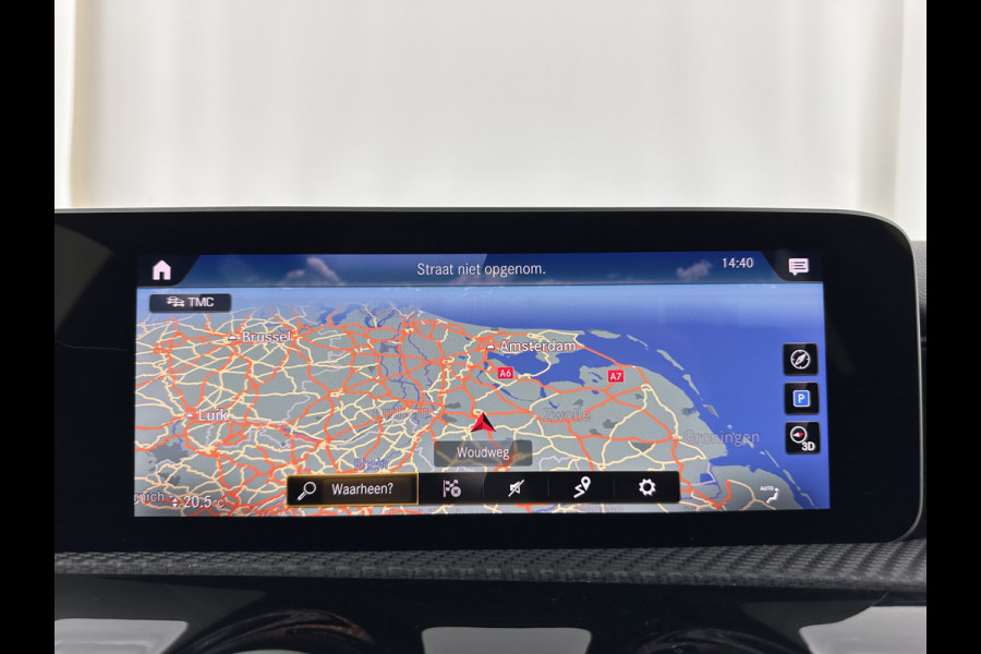 Mercedes-Benz A-Klasse 160 Business Solution (INCL-BTW) *LEATHER- FABRIC | FULL-LED | WIDE-SCREEN-COCKPIT | CAMERA | NAVI-FULLMAP | HEATED-COMFORTSEATS | ECC | PRIVACY-GLASS | PDC | KEYLESS | CRUISE | CARBON-INLAY | 16''ALU*