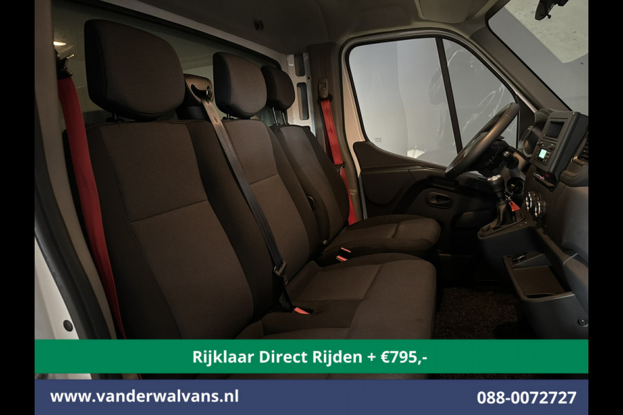 Renault Master 2.3 dCi 146pk Bakwagen 232cm Hoog Laadklep Zijdeur Euro6 *Rijklaar Direct Rijden* Airco | Lat om Lat betimmering | LED Cruisecontrol, Bijrijdersbank