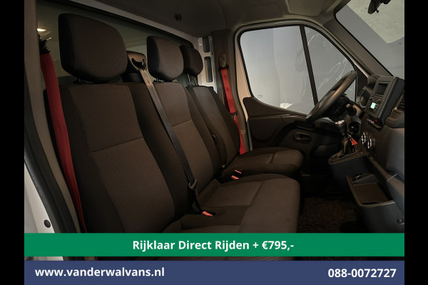 Renault Master 2.3 dCi 146pk Bakwagen 232cm Hoog Laadklep Zijdeur Euro6 *Rijklaar Direct Rijden* Airco | Lat om Lat betimmering | LED Cruisecontrol, Bijrijdersbank