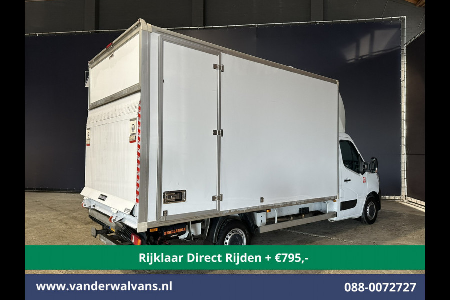 Renault Master 2.3 dCi 146pk Bakwagen 232cm Hoog Laadklep Zijdeur Euro6 *Rijklaar Direct Rijden* Airco | Lat om Lat betimmering | LED Cruisecontrol, Bijrijdersbank