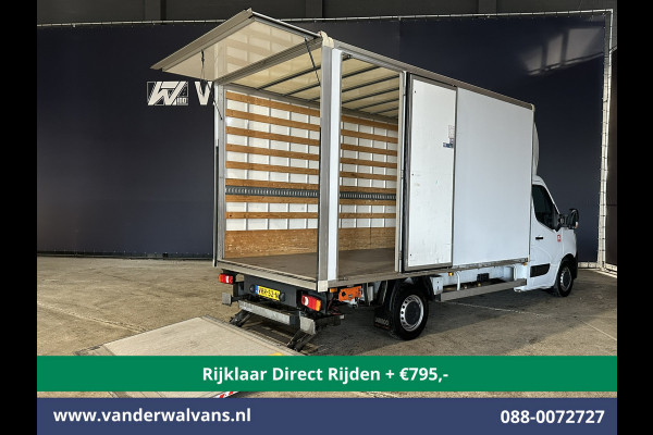 Renault Master 2.3 dCi 146pk Bakwagen 232cm Hoog Laadklep Zijdeur Euro6 *Rijklaar Direct Rijden* Airco | Lat om Lat betimmering | LED Cruisecontrol, Bijrijdersbank