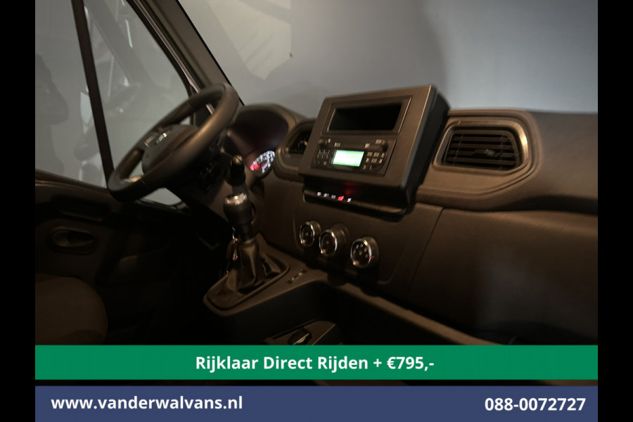Renault Master 2.3 dCi 146pk Bakwagen 232cm Hoog Laadklep Zijdeur Euro6 *Rijklaar Direct Rijden* Airco | Lat om Lat betimmering | LED Cruisecontrol, Bijrijdersbank