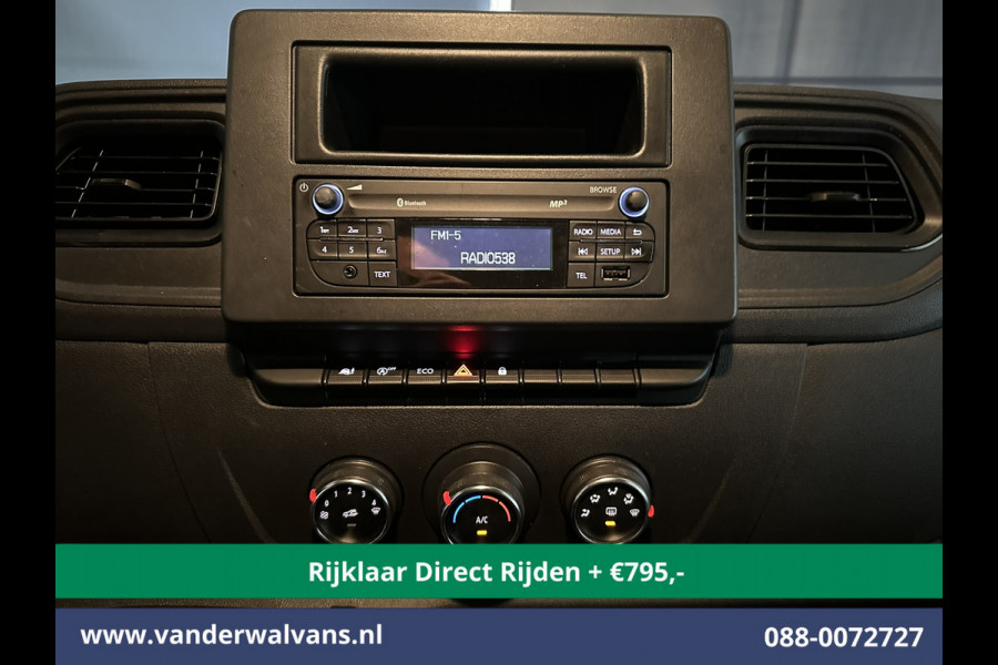 Renault Master 2.3 dCi 146pk Bakwagen 232cm Hoog Laadklep Zijdeur Euro6 *Rijklaar Direct Rijden* Airco | Lat om Lat betimmering | LED Cruisecontrol, Bijrijdersbank