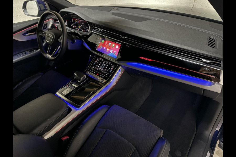 Audi Q8 55 TFSI Quattro S-Line Black Edition Pano B&O 360° Sfeer Luchtv. Trekh.