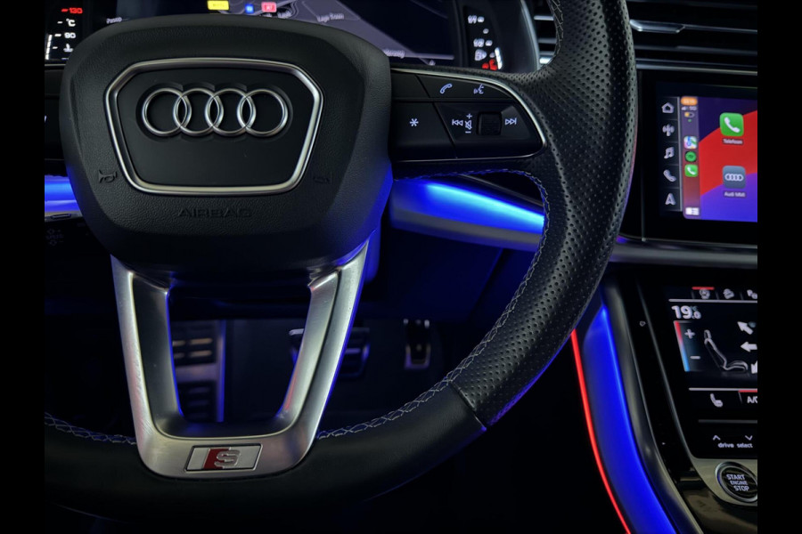 Audi Q8 55 TFSI Quattro S-Line Black Edition Pano B&O 360° Sfeer Luchtv. Trekh.