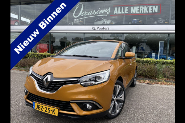 Renault Scénic 1.2 TCe Intens Airco - Cruise control - Parkeersensoren voor en achter - Navigatiesysteem - Lederen/stof bekleding - Mistlampen voor - Stuur multifunctioneel