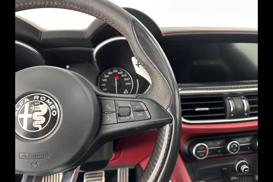 Alfa Romeo Stelvio 2.9 V6 AWD Quadrifoglio (INCL-BTW) Aut. *PANO | LEATHER-ALCANTARA | XENON | ADAPTIVE-CRUISE | BLIND-SPOT | HARMAN/KARDON | MEMORY-PACK | HEATED-SPORTSEATS | DAB+ | KEYLESS | CARPLAY | NAVI-FULLMAP | CARBON-INLAY |