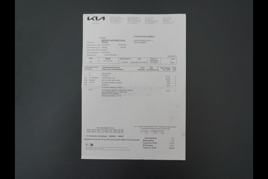 Kia Ev6 GT-Line 77.4 kWh FABRIEKSGARANTIE T/M 10-2030 OF 150.000KM | 1e EIG. | DEALER ONDERHOUDEN | TOPSTAAT