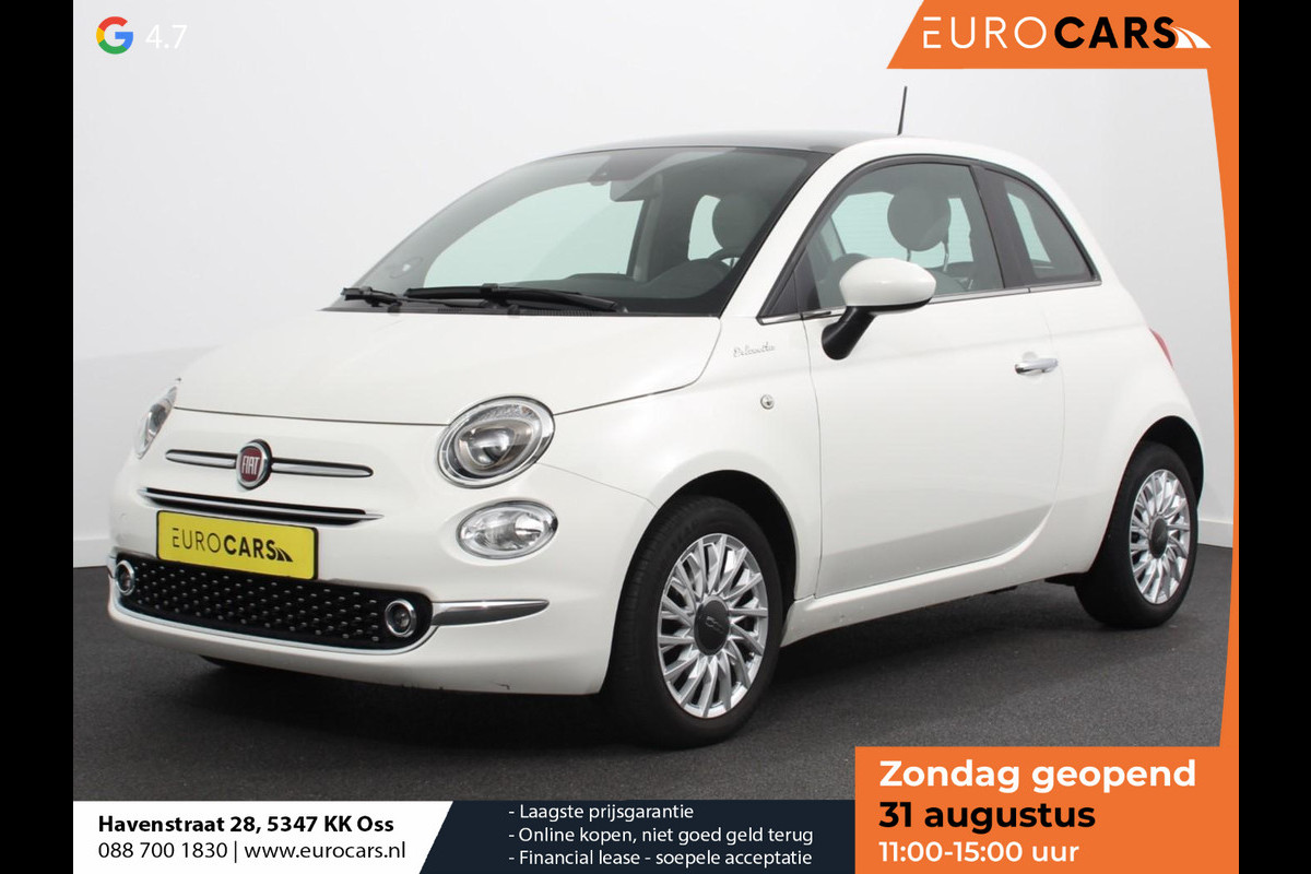 Fiat 500 1.0 Hybrid Dolcevita Parkeersensor achter Climate control Radio Panoramadak Cruise control Fiat 500 1.0 Hybrid Dolcevita Parkeersensor achter Climate control Radio Panoramadak Cruise control