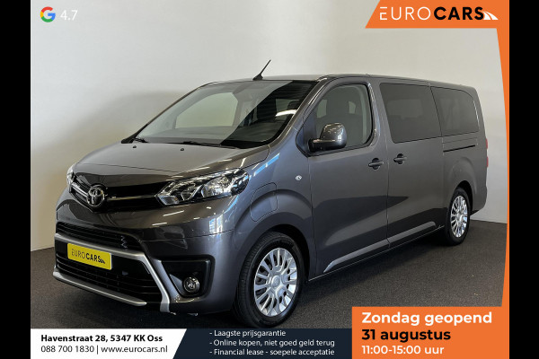 Toyota PROACE Electric Shuttle Long Extra Range Cool 75 kWh 9 pers. Navigatie Apple Carplay/Android Auto Parkeersensoren Cruise Control Lichtmetalen velgen Getinte ramen Airco