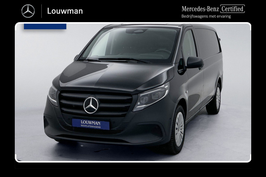 Mercedes-Benz Vito 116 CDI L2 Pro zwart Camera met parkeersensoren Trekhaak 2500kg Betimmering + laadvloer Stoelverwarming