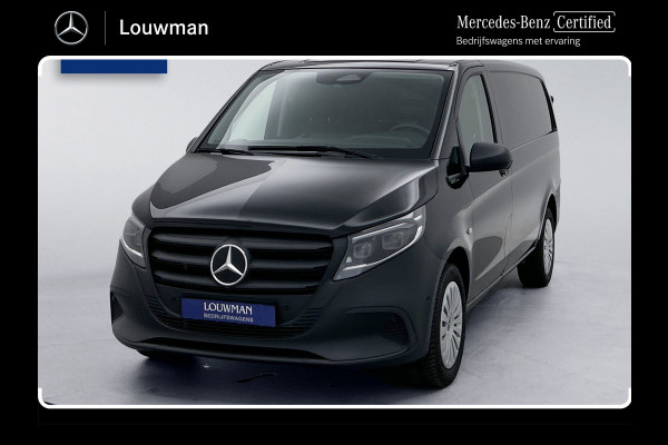 Mercedes-Benz Vito 116 CDI L2 Pro zwart Camera met parkeersensoren Trekhaak 2500kg Betimmering + laadvloer Stoelverwarming
