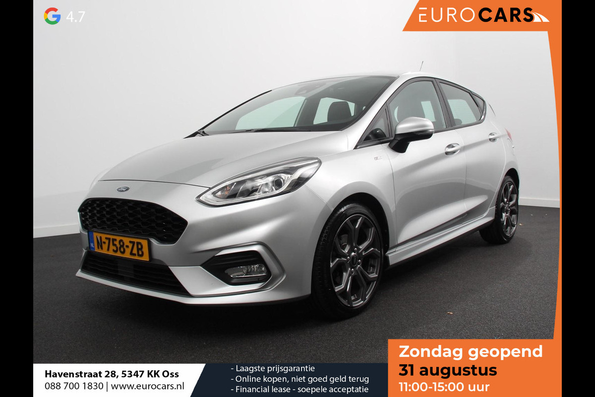 Ford Fiesta 1.0 140pk EcoBoost ST-Line | Navigatie Climate control Full Led Parkeer sensoren Lichtmetalen velgen Cruise Control Bluetooth Ford Fiesta 1.0 140pk EcoBoost ST-Line | Navigatie Climate control Full Led Parkeer sensoren Lichtmetalen velgen Cruise Control Bluetooth