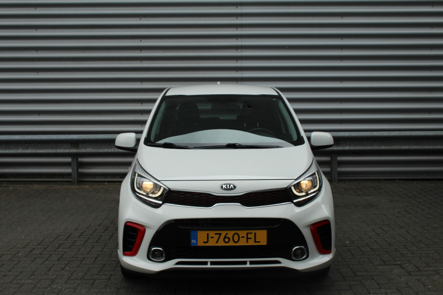 Kia Picanto 1.0 MPi 67pk GT-Line Edition NL-Auto BTW Airco Cruise Navi Camera Leder 15"LMV 1e Eigenaar