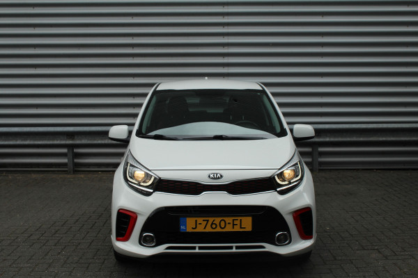 Kia Picanto 1.0 MPi 67pk GT-Line Edition NL-Auto BTW Airco Cruise Navi Camera Leder 15"LMV 1e Eigenaar