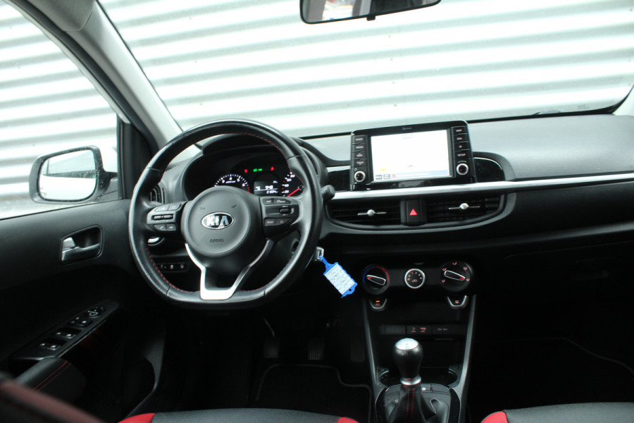 Kia Picanto 1.0 MPi 67pk GT-Line Edition NL-Auto BTW Airco Cruise Navi Camera Leder 15"LMV 1e Eigenaar