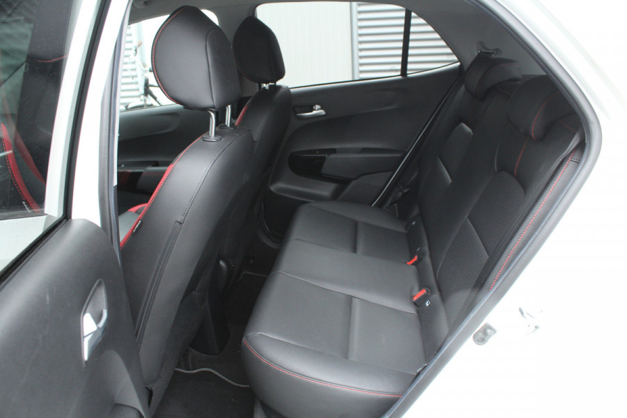 Kia Picanto 1.0 MPi 67pk GT-Line Edition NL-Auto BTW Airco Cruise Navi Camera Leder 15"LMV 1e Eigenaar