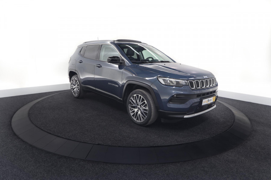 Jeep Compass 4xe 190 Plug-in Hybrid Electric Limited | Elektrisch Panoramadak | Camera | Adaptieve Cruise Control | Apple Carplay | Pack Winter
