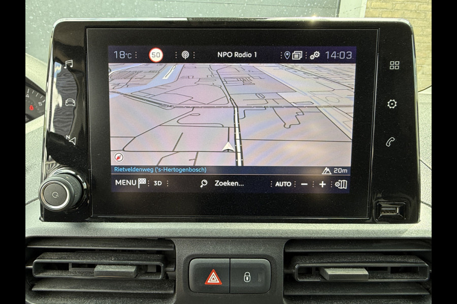 Peugeot Partner 1.5 130PK EURO 6 BlueHDI Premium Cruise control/360camera
