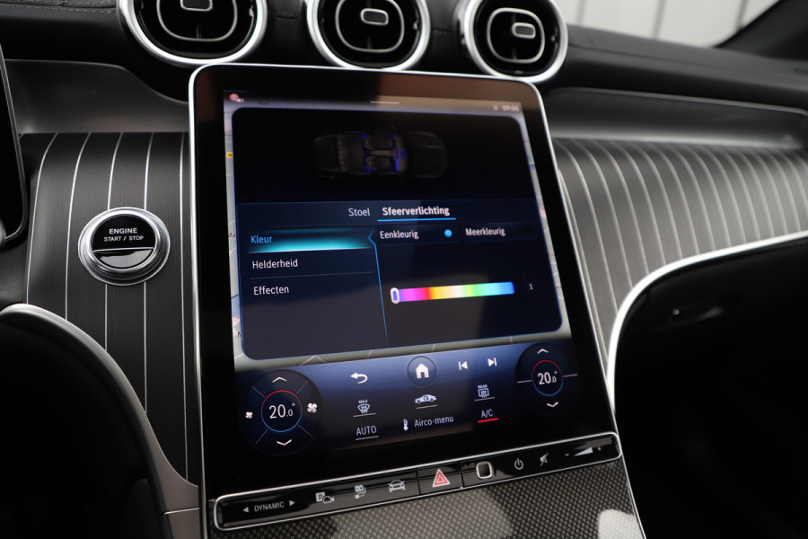 Mercedes-Benz GLC 300e AMG 4-Matic | 313PK | Pano | Burmester | Keyles-go | Sfeerverlichting | Digital-light | Memory | Distronic | Stuurwielverw.